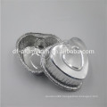 aluminium foil heart shaped cookie container small